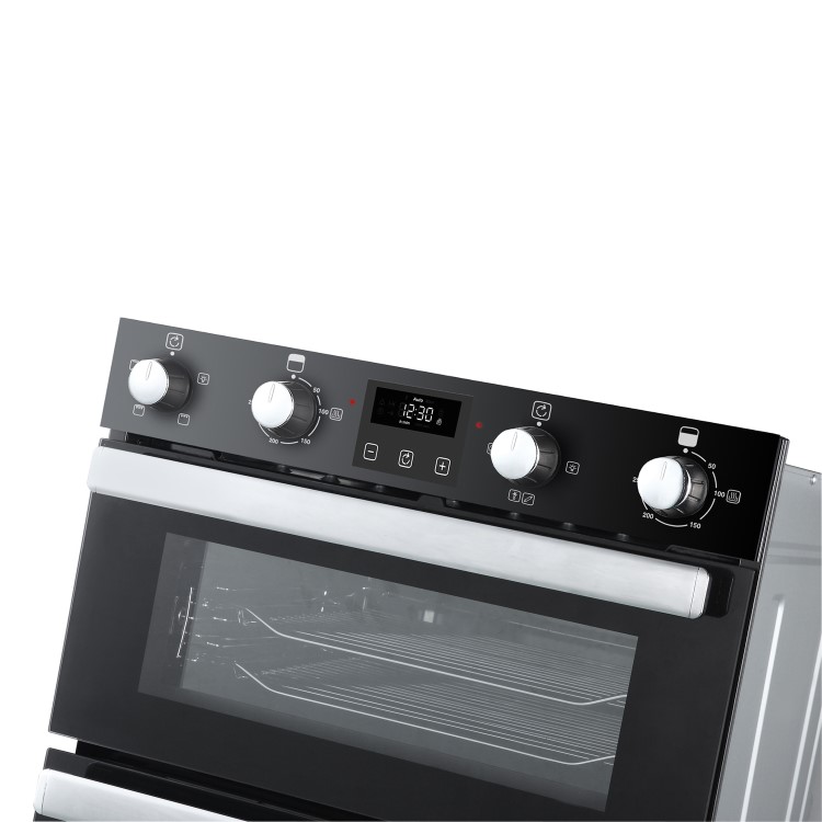 Belling 444444786 Built-In Electric Double Oven - Black
