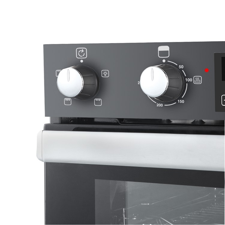 Belling 444444786 Built-In Electric Double Oven - Black