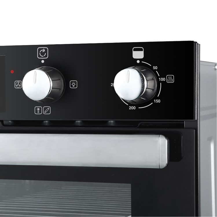 Belling 444444786 Built-In Electric Double Oven - Black