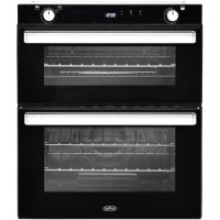 Belling Built Under Gas Double Oven - Black