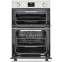 Refurbished Belling BI902G Built-in Gas Double Oven With Cook-to-off Timer Stainless Steel