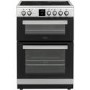 Belling FSE608DPc 60cm Double Oven Electric Cooker With Ceramic Hob - Stainless Steel