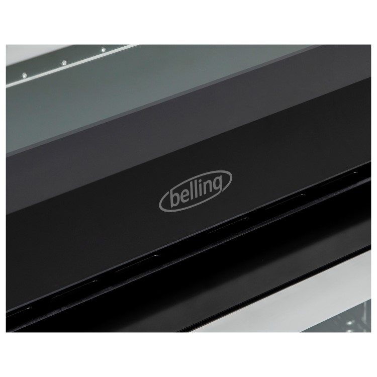 Belling FSE608DPc 60cm Double Oven Electric Cooker With Ceramic Hob - Stainless Steel