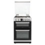 Refurbished Belling FSG608DMc 60cm Double Oven Gas Cooker Silver