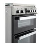Refurbished Belling FSG608DMc 60cm Double Oven Gas Cooker Silver