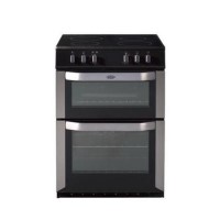 Belling FSE60DO 60cm Freestanding Double Oven Electric Cooker - Stainless Steel