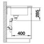 Blanco Supra 340-U Single Bowl Undermount Stainless Steel Kitchen Sink