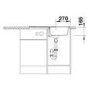 Blanco Tipo 45 S Compact Single Bowl Inset / Undermount Stainless Steel Kitchen Sink