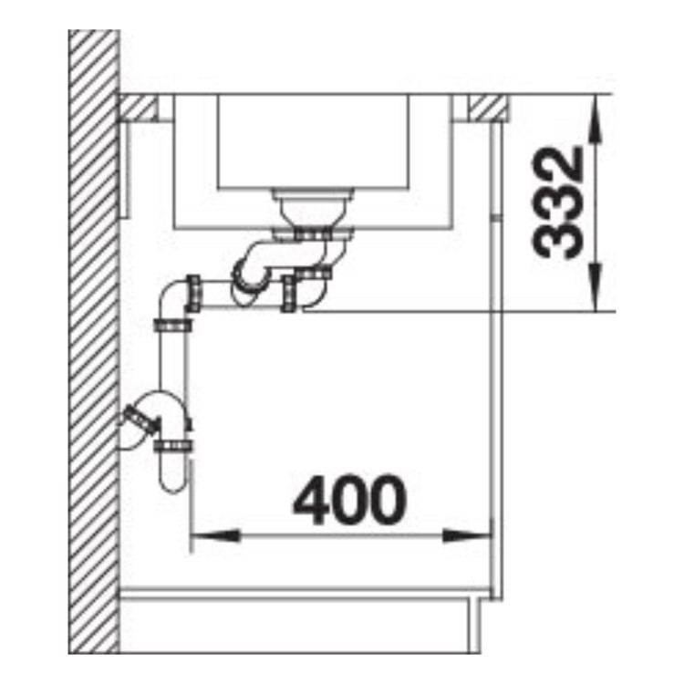 Blanco Lemis 6 S-IF 1.5 Bowl Inset Stainless Steel Kitchen Sink