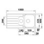 Blanco Lemis 6 S-IF 1.5 Bowl Inset Stainless Steel Kitchen Sink