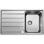 Blanco Lemis 45 S-IF Single Bowl Reversible Inset Stainless Steel Kitchen Sink