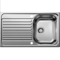Blanco Tipo 45-S Single Bowl Inset Chrome Stainless Steel Kitchen Sink Blanco Tipo 45-S Single Bowl Inset Chrome Stainless Steel Kitchen Sink