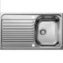 Blanco Tipo 45-S Single Bowl Inset Chrome Stainless Steel Kitchen Sink