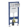 GRADE A1 - Geberit Delta Concealed Cistern with 1120mm Duofix Frame and Delta20 Flush Plate