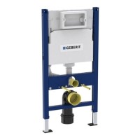 GRADE A1 - Geberit Duofix 980mm Frame and Delta Concealed Cistern