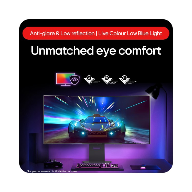LG UltraGear 45" OLED QHD 240Hz 0.03ms Curved Gaming Monitor