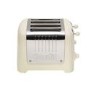 Dualit 46202 4 Slot High Gloss Lite Toaster Cream