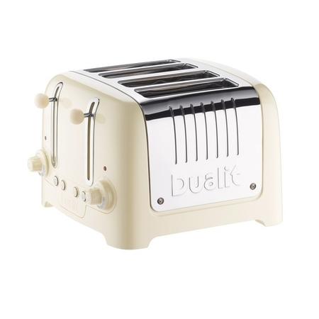 Dualit 46202 4 Slot High Gloss Lite Toaster Cream