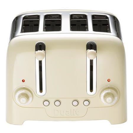 Dualit 46202 4 Slot High Gloss Lite Toaster Cream