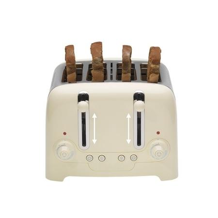 Dualit 46202 4 Slot High Gloss Lite Toaster Cream