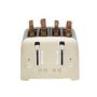 Dualit 46202 4 Slot High Gloss Lite Toaster Cream