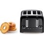 Dualit 46205 4 Slot High Gloss Lite Toaster - Black