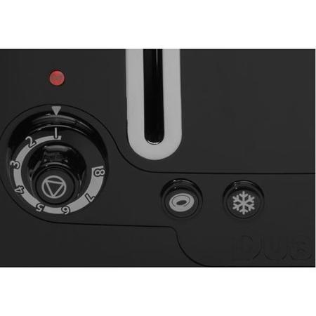 Dualit 46205 4 Slot High Gloss Lite Toaster - Black