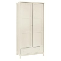 Bentley Designs Atlanta Double Wardrobe In White 