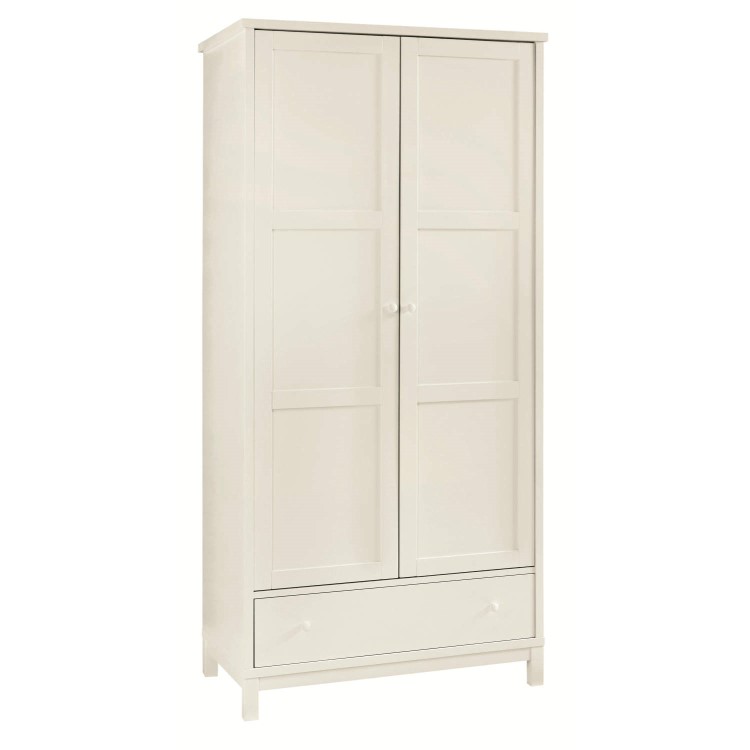 Bentley Designs Atlanta Double Wardrobe In White 