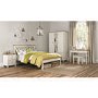 GRADE A3 - Bentley Designs Atlanta 3 Drawer Bedside Table In White and Oak 