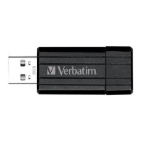 Verbatim 8GB PinStripe USB Memory Stick - Black