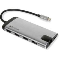 Verbatim USB-C Multiport Hub with USB 3.1 Gen 1 USB 3.0 HDMI SDHC MICROSDHC RJ45 Verbatim USB-C Multiport Hub with USB 3.1 Gen 1 USB 3.0 HDMI SDHC MICROSDHC RJ45