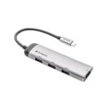 49147 Verbatim USB-C to 4-PORT USB-A 3.2 Gen1 Multiport Hub