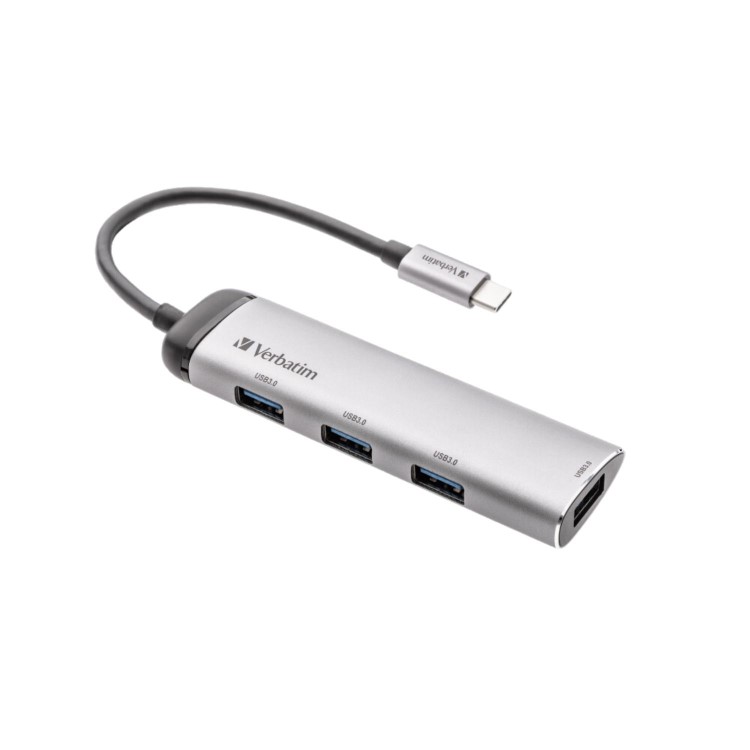 Verbatim USB-C to 4-PORT USB-A 3.2 Gen1 Multiport Hub