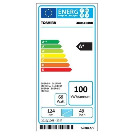 GRADE A3 - Toshiba 49U5766DB 49" 4K Ultra HD Smart HDR LED TV with 1 Year Warranty