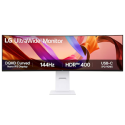 49U950A-W.AEK LG 49U950A-W 49" IPS Dual QHD 144Hz USB-C UltraWide Curved Monitor