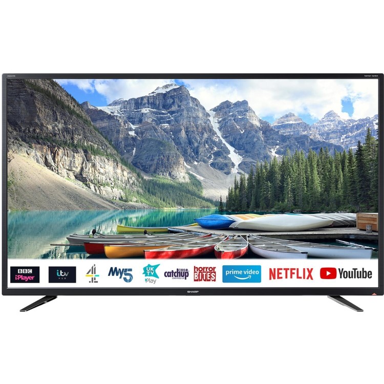Sharp 40" 4K Ultra HD HDR Smart LED TV with Harman Kardon Sound System
