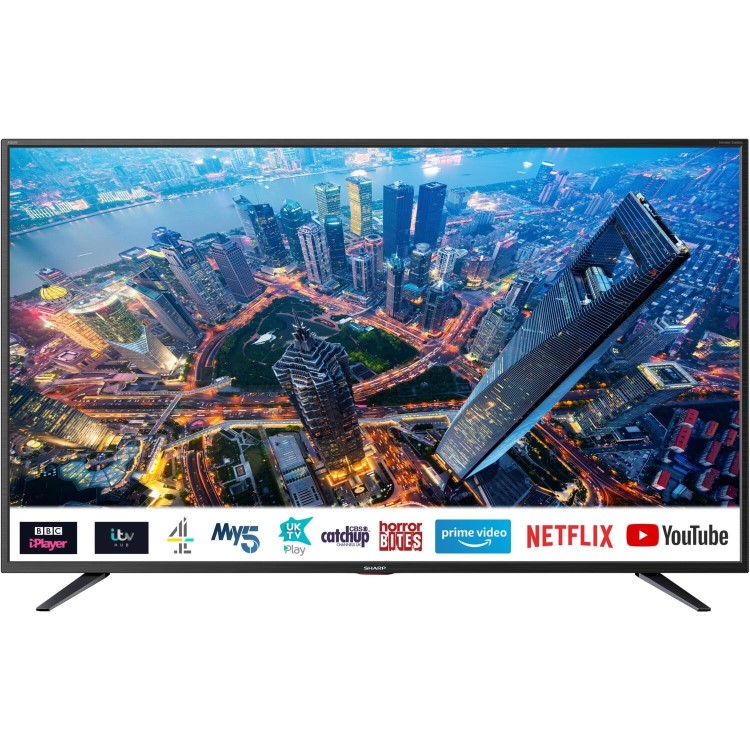 Ex Display - Sharp 65" Ultra 4k HDR Smart TV with a Harman Kardon speaker system