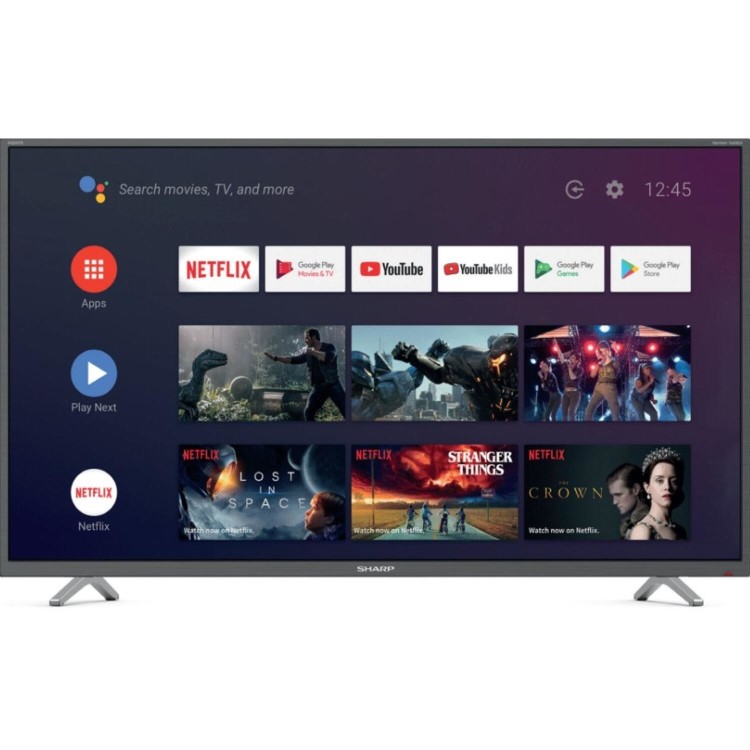 Sharp 65 inch 4K Ultra HD Android Smart LED TV with Bluetooth Connectivity