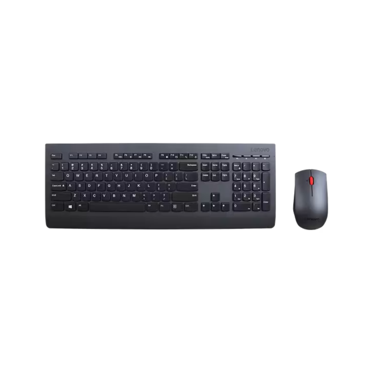 Lenovo Professional Wireless Keyboard and Mouse Combo Black