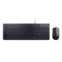Lenovo Essential Wired Keyboard and Mouse Combo Black