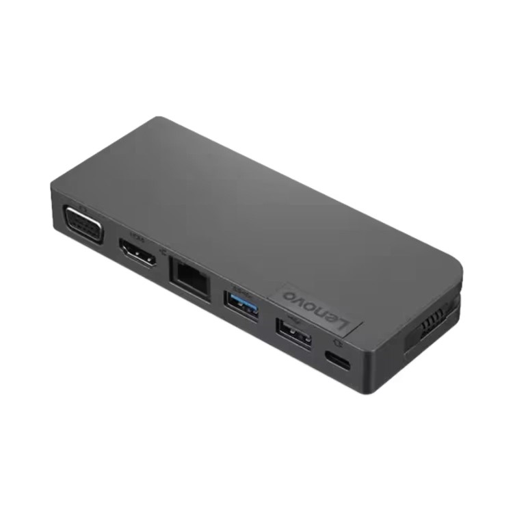 Box Opened Lenovo Powered USB-C Travel Hub