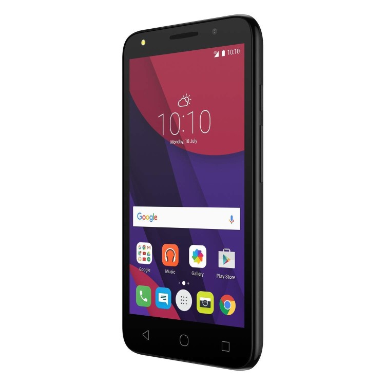 GRADE A1 - Alcatel Pixi 4 Black 5" 4G NFC