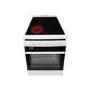Amica 508CE2MSW 50cm Single Fan Oven Electric Cooker with Ceramic Hob - White
