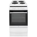 78930296/1/508EE1W Refurbished Amica 50cm Electric Cooker With Solid Plate Hob - White