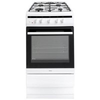 Amica 508GG5W 50cm Single Oven Gas Cooker - White