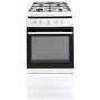Amica 508GG5W 50cm Single Oven Gas Cooker - White