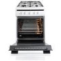 Amica 508GG5W 50cm Single Oven Gas Cooker - White