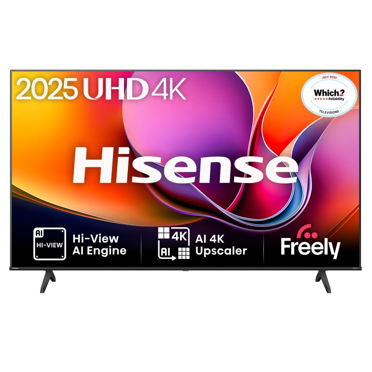 Hisense A6QTUK 50 inch Smart 4K Ultra HD TV