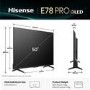 Hisense E78QTUK PRO 50 inch Smart 4K Ultra HD QLED TV